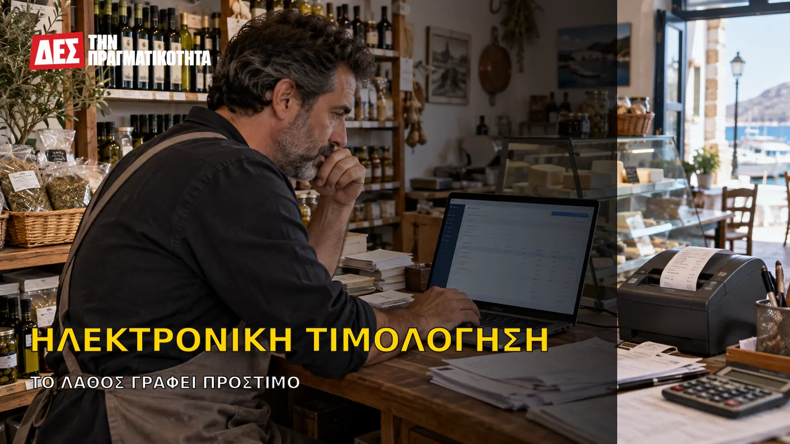 Ηλεκτρονική τιμολόγηση από 1η Οκτωβρίου: τι είναι υποχρεωτικό, τι δεν αρκεί και ποια λάθη κοστίζουν · Κεντρική εικόνα · Δες την Πραγματικότητα Ηλεκτρονική τιμολόγηση από 1η Οκτωβρίου: τι είναι υποχρεωτικό, τι δεν αρκεί και ποια λάθη κοστίζουν · Κεντρική εικόνα · Δες την Πραγματικότητα