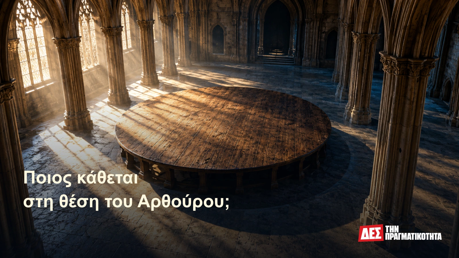 Ο Αρθούρος που φόρεσε το πρόσωπο του Ερρίκου · Εικαστική αναπαράσταση με τεχνητή νοημοσύνη, εμπνευσμένη από την υπόθεση · Δες την Πραγματικότητα