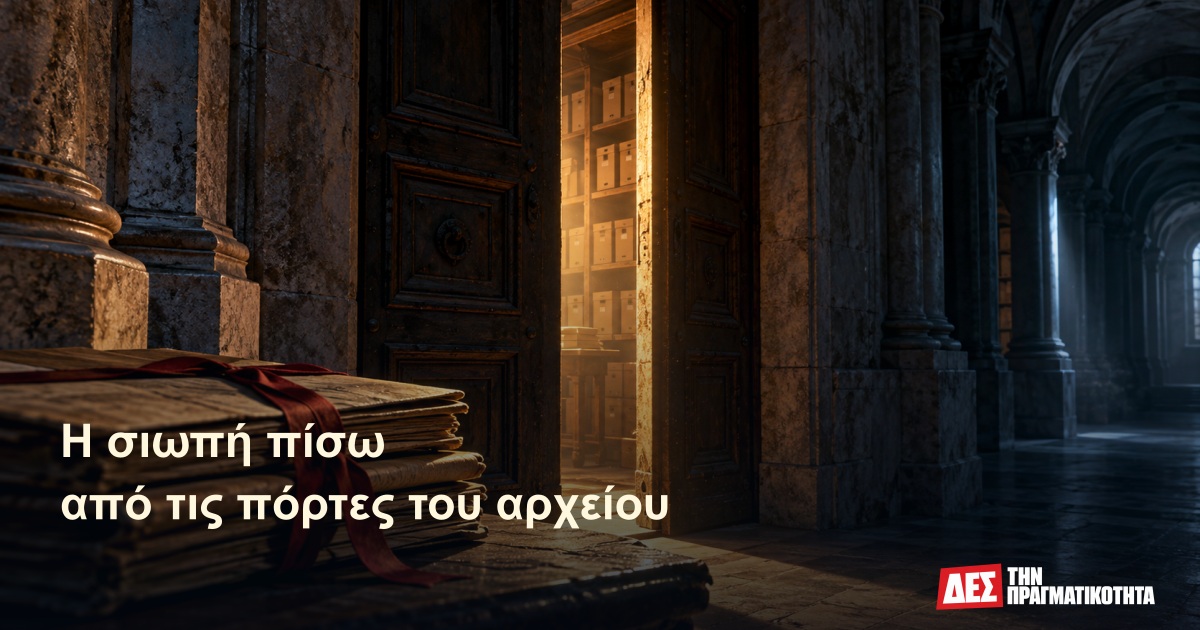 Πίσω από τις πόρτες του Βατικανού: οι φάκελοι που μπορούν να αλλάξουν μια ολόκληρη ιστορία · Εικαστική αναπαράσταση με τεχνητή νοημοσύνη, εμπνευσμένη από την υπόθεση · Δες την Πραγματικότητα Πίσω από τις πόρτες του Βατικανού: οι φάκελοι που μπορούν να αλλάξουν μια ολόκληρη ιστορία · Εικαστική αναπαράσταση με τεχνητή νοημοσύνη, εμπνευσμένη από την υπόθεση · Δες την Πραγματικότητα