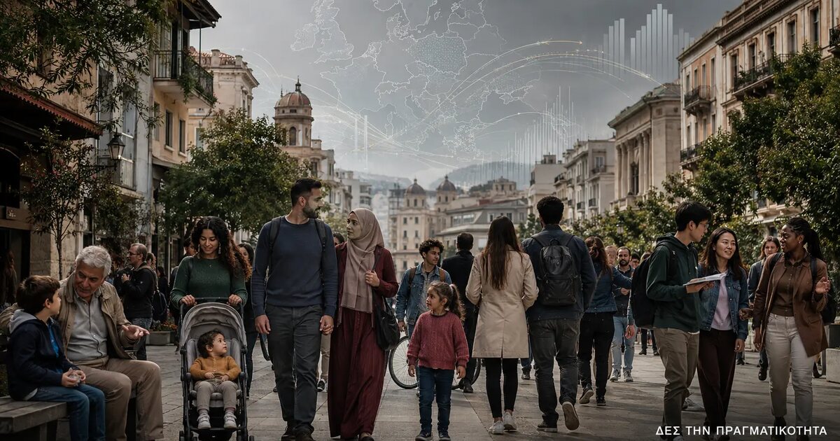Αλλαγή πληθυσμού στην Ελλάδα και την Ευρώπη: αντικατάσταση ή μια κρίση που αρνούμαστε να συζητήσουμε; · Κεντρική εικόνα · Δες την Πραγματικότητα Αλλαγή πληθυσμού στην Ελλάδα και την Ευρώπη: αντικατάσταση ή μια κρίση που αρνούμαστε να συζητήσουμε; · Κεντρική εικόνα · Δες την Πραγματικότητα