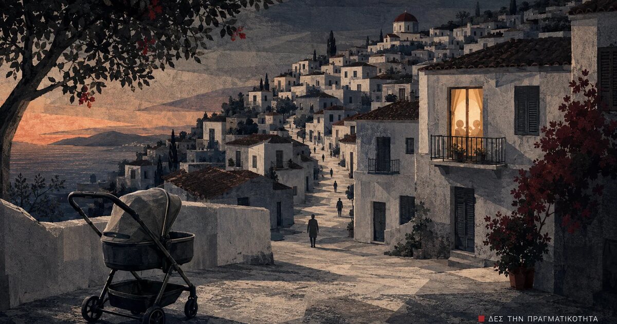 Η Ελλάδα μικραίνει: το δημογραφικό δεν λύνεται με ευχές προς τις οικογένειες · Κεντρική εικόνα · Δες την Πραγματικότητα Η Ελλάδα μικραίνει: το δημογραφικό δεν λύνεται με ευχές προς τις οικογένειες · Κεντρική εικόνα · Δες την Πραγματικότητα