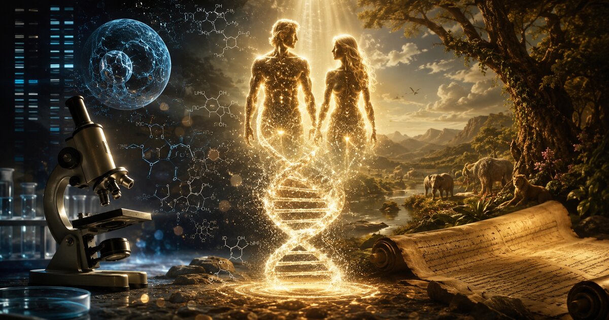 DNA και Βίβλος: Το «παραμύθι» του Αδάμ και της Εύας μήπως έκρυβε μια πραγματικότητα; · Κεντρική εικόνα · Δες την Πραγματικότητα DNA και Βίβλος: Το «παραμύθι» του Αδάμ και της Εύας μήπως έκρυβε μια πραγματικότητα; · Κεντρική εικόνα · Δες την Πραγματικότητα