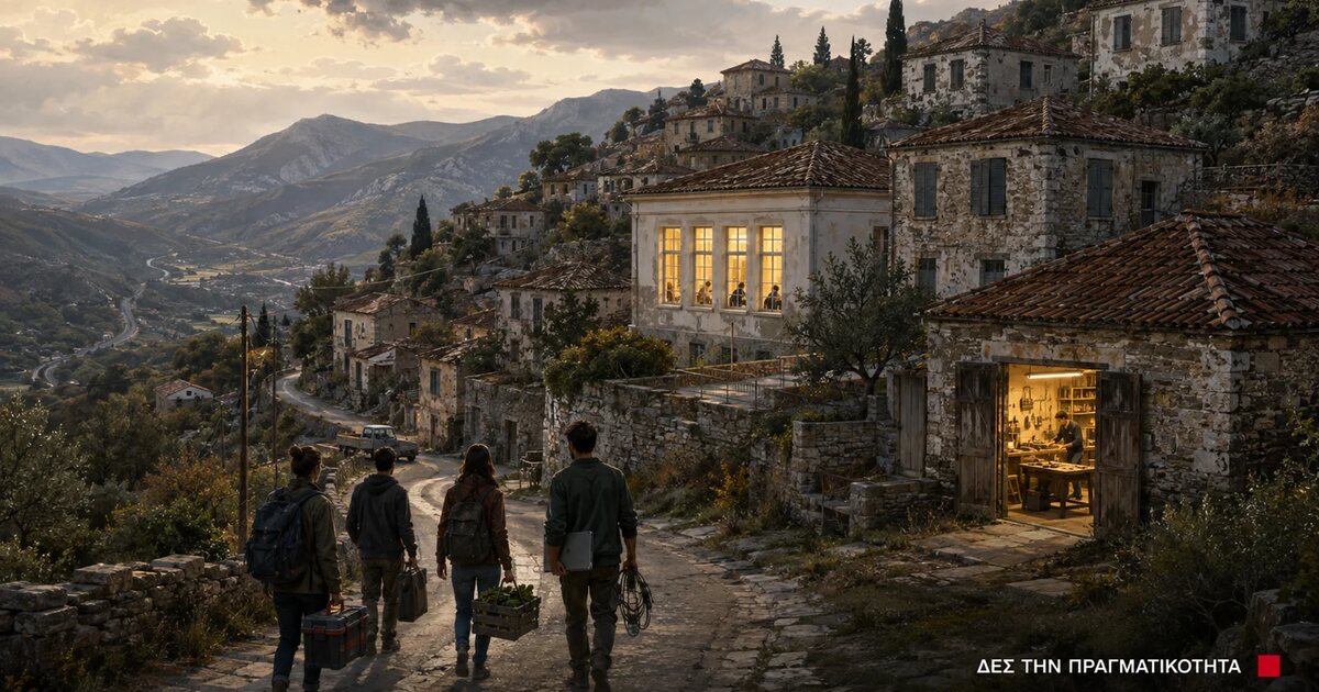 Να ξαναζήσουμε στα χωριά, όχι να επιστρέψουμε στην εγκατάλειψή τους · Κεντρική εικόνα · Δες την Πραγματικότητα Να ξαναζήσουμε στα χωριά, όχι να επιστρέψουμε στην εγκατάλειψή τους · Κεντρική εικόνα · Δες την Πραγματικότητα