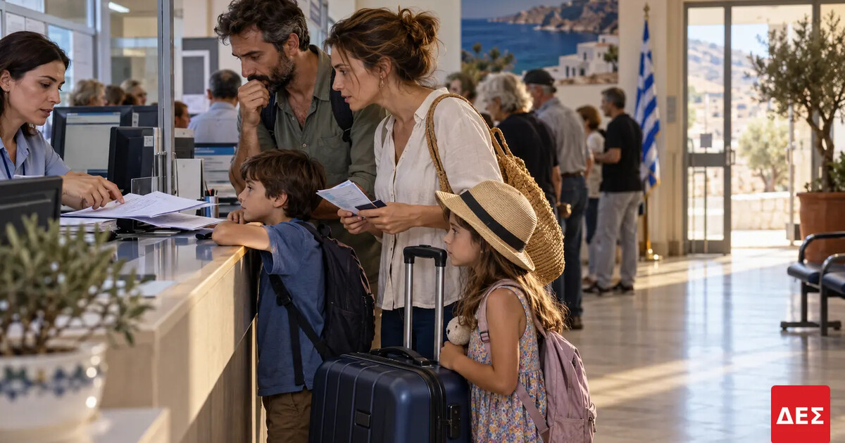 ΛΑΕ/ΟΠΕΚΑ: αδιάθετα δελτία από 7 Σεπτεμβρίου, ποιοι προλαβαίνουν και η παγίδα των 30 λεπτών · Οικογένεια με παιδιά και βαλίτσα καταθέτει έγγραφα σε γκισέ δημόσιας · Δες την Πραγματικότητα ΛΑΕ/ΟΠΕΚΑ: αδιάθετα δελτία από 7 Σεπτεμβρίου, ποιοι προλαβαίνουν και η παγίδα των 30 λεπτών · Οικογένεια με παιδιά και βαλίτσα καταθέτει έγγραφα σε γκισέ δημόσιας · Δες την Πραγματικότητα