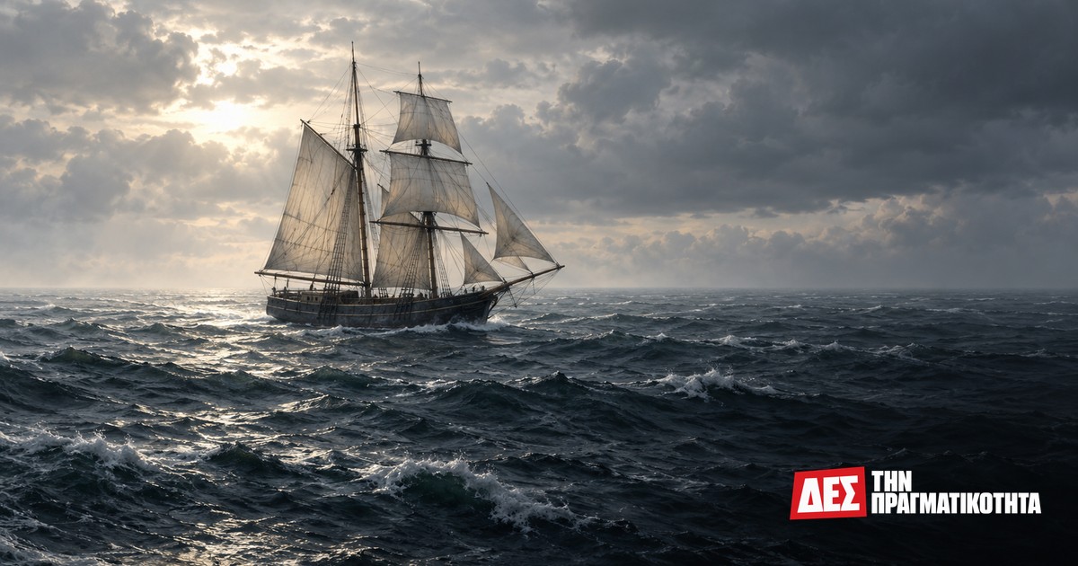 Mary Celeste: γιατί δέκα άνθρωποι άφησαν ένα πλοίο που μπορούσε ακόμη να ταξιδέψει; · Εικαστική αναπαράσταση ιστιοφόρου στον Ατλαντικό, όχι ιστορική φωτογραφία · Δες την Πραγματικότητα Mary Celeste: γιατί δέκα άνθρωποι άφησαν ένα πλοίο που μπορούσε ακόμη να ταξιδέψει; · Εικαστική αναπαράσταση ιστιοφόρου στον Ατλαντικό, όχι ιστορική φωτογραφία · Δες την Πραγματικότητα