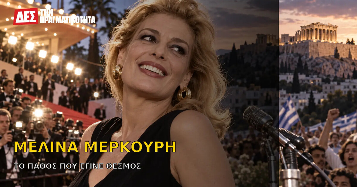 Μελίνα Μερκούρη: από τη «Στέλλα» στην εξορία και στη μάχη για τα Γλυπτά του Παρθενώνα · Κεντρική εικόνα · Δες την Πραγματικότητα Μελίνα Μερκούρη: από τη «Στέλλα» στην εξορία και στη μάχη για τα Γλυπτά του Παρθενώνα · Κεντρική εικόνα · Δες την Πραγματικότητα