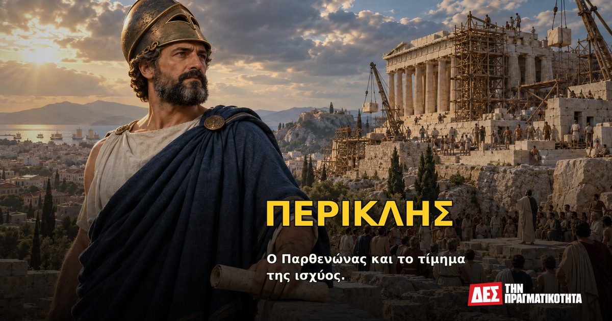 Περικλής: ο ηγέτης που έχτισε τον Παρθενώνα, άνοιξε τη δημοκρατία και οδήγησε την Αθήνα στον πόλεμο · Υποθετική φωτορεαλιστική αναπαράσταση: ΠΕΡΙΚΛΗΣ, με σκηνές από τη ζωή · Δες την Πραγματικότητα Περικλής: ο ηγέτης που έχτισε τον Παρθενώνα, άνοιξε τη δημοκρατία και οδήγησε την Αθήνα στον πόλεμο · Υποθετική φωτορεαλιστική αναπαράσταση: ΠΕΡΙΚΛΗΣ, με σκηνές από τη ζωή · Δες την Πραγματικότητα