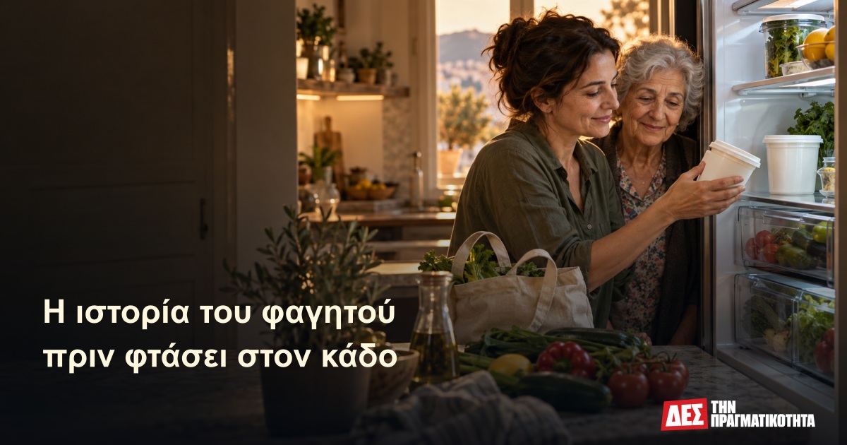 Το δεύτερο γιαούρτι πίσω από το πρώτο: η αόρατη διαδρομή από το καλάθι στον κάδο · Εικαστική αναπαράσταση με τεχνητή νοημοσύνη, εμπνευσμένη από την υπόθεση · Δες την Πραγματικότητα Το δεύτερο γιαούρτι πίσω από το πρώτο: η αόρατη διαδρομή από το καλάθι στον κάδο · Εικαστική αναπαράσταση με τεχνητή νοημοσύνη, εμπνευσμένη από την υπόθεση · Δες την Πραγματικότητα