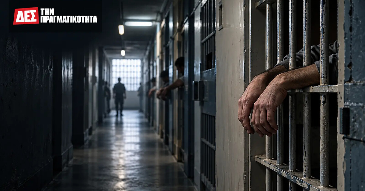 Υπερπληθυσμός στις ελληνικές φυλακές: η καταδίκη για τον Αυλώνα και οι απαντήσεις που λείπουν · Διάδρομος κράτησης, εικαστική αναπαράσταση · Δες την Πραγματικότητα Υπερπληθυσμός στις ελληνικές φυλακές: η καταδίκη για τον Αυλώνα και οι απαντήσεις που λείπουν · Διάδρομος κράτησης, εικαστική αναπαράσταση · Δες την Πραγματικότητα